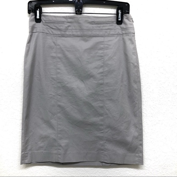 Loft Grey Pencil Skirt - 0 - Picture 1 of 7